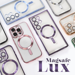 Maska / futrola Magsafe Lux za iPhone 13 roze.