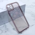 Maska / futrola Heart IMD za iPhone 14 Plus roze (MS).