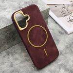 Maska / futrola LUX ultra tanka MagSafe za iPhone 17 bordo (MS).