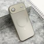 Maska / futrola COLOR METAL Magsafe za iPhone 17 Air siva (MS).