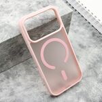 Maska / futrola SILKY MagSafe mat za iPhone 17 Pro roze (MS).
