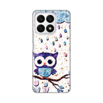 Silikonska maska / futrola print ultra tanka za Huawei Honor X8a Owl.