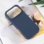 Maska / futrola Teracell Soft Velvet za iPhone 17 Pro tamno plava.