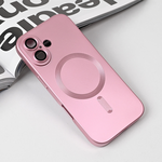 Maska / futrola Magsafe Chrome za iPhone 17 6.3 roze.