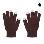 Rukavice za touch screen RY M (22cm) braon.