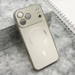Maska / futrola COLOR METAL Magsafe za iPhone 17 Pro Max (6.9) siva (MS).