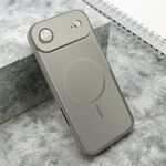 Maska / futrola COLOR METAL MagSafe II za iPhone 17 Air srebrna (MS).