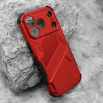 Maska / futrola COLOR STRONG II za iPhone 17 Pro crvena (MS).