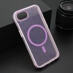 Maska / futrola CRYSTAL MagSafe za iPhone 16e ljubicasta (MS).