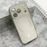 Maska / futrola COLOR METAL Magsafe za iPhone 17 Pro siva (MS).