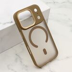 Maska / futrola SILKY MagSafe II za iPhone 17 Pro braon (MS).