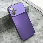 Maska / futrola COLOR METAL MagSafe II za iPhone 17 ljubicasta (MS).