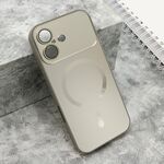 Maska / futrola COLOR METAL Magsafe za iPhone 17 siva (MS).