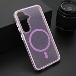 Maska / futrola CRYSTAL MagSafe za Samsung S921 Galaxy S24 5G ljubicasta (MS).