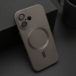 Maska / futrola ELEGANT MAGSAFE za iPhone 17 siva (MS).
