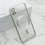 Maska / futrola CAMERA PROTECT MagSafe za iPhone 12 srebrna (MS).