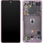 LCD displej za Samsung A516/Galaxy A51 5G 2020+touch screen pink+frame Service Pack original/GH82-23124C.