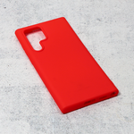 Silikonska maska / futrola Teracell Giulietta za Samsung Galaxy S22 Ultra 5G mat crvena.