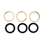 Staklo kamere za Samsung G991 Galaxy S21 crno.