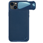 Maska / futrola Nillkin CamShield Leather S za iPhone 14 plava.