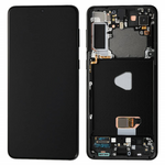 LCD displej za Samsung G996 Galaxy S21 Plus 5G + touchscreen WITH FRAME crni (NCC) OLED.