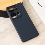 Silikonska maska / futrola Teracell Giulietta za Xiaomi Redmi Note 13 Pro 4G (EU) mat tamno plava.