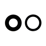 Staklo kamere za Iphone 11 crni OEM.