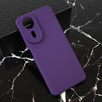 Silikonska maska / futrola Teracell Giulietta za Huawei Nova 12 SE mat tamno ljubicasta.