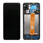 LCD displej za Samsung A125 Galaxy A12 Nacho (GH82-26486A) + touchscreen + frame crni FULL original-SP.