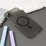 Maska / futrola Magsafe mat PC za Samsung A366 Galaxy A36 5G crna.