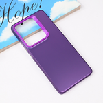 Maska / futrola providna za Xiaomi Redmi Note 14s ljubicasta.