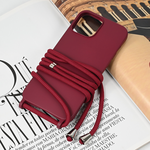 Maska / futrola Crossbody za iPhone 13 Pro Max 6.7 bordo.
