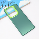 Maska / futrola providna za Xiaomi Redmi Note 14s zelena.