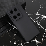Silikonska maska / futrola Teracell Giulietta za Xiaomi Redmi Note 14S (EU) mat crna.