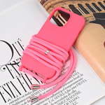 Maska / futrola Crossbody za iPhone 13 Pro pink.