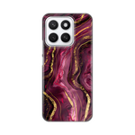 Silikonska maska / futrola print za Huawei Honor X8c Burgundy.
