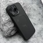 Maska / futrola CARBON MagSafe za iPhone 15 Pro Max (6.7) crna (small camera) (MS).