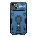 Maska / futrola Nillkin Cam Shield Armor Pro za iPhone 14 (6.1) plava (MS).