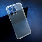 Silikonska maska / futrola CRASHPROOF za iPhone 15 Pro Max (6.7) providna (MS).