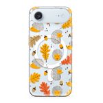 Maska / futrola silikonska print MagSafe za iPhone 17 Air leaves (MS).