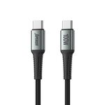 USB data kabl Superior SU-K110 pleteni Fast 100W 5A Type-C na Type-C 2m sivi (MS).