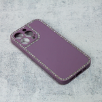 Maska / futrola Frame Cirkon za iPhone 13 Pro ljubicasta.