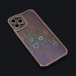 Maska / futrola Heart IMD za iPhone 12 Pro 6.1 roze.