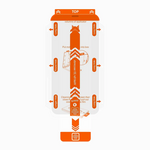 GLASS - Staklena zaštita za ekran 2.5D dust free za iPhone 12 Mini 5.4 crni.