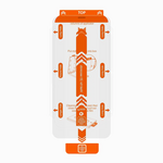 GLASS - Staklena zaštita za ekran 2.5D dust free za iPhone 12 Pro Max 6.7 crni.