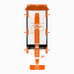 GLASS - Staklena zaštita za ekran 2.5D dust free za iPhone 7/8/SE crni.