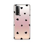 Silikonska maska / futrola print ultra tanka za Huawei P smart 2021 Hearts.
