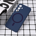 Maska / futrola Magsafe Pure color za Samsung S931 Galaxy S25 tamno plava.