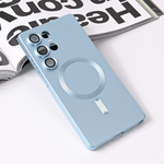 Maska / futrola Magsafe Chrome za Samsung S938 Galaxy S25 Ultra plava.