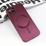 Maska / futrola Magsafe Chrome za iPhone 14 bordo.